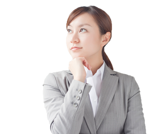 事務コンについて悩む女性